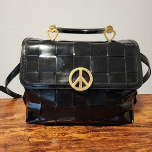 *VERY RARE* Vintage Moschino Redwall patent leather bag